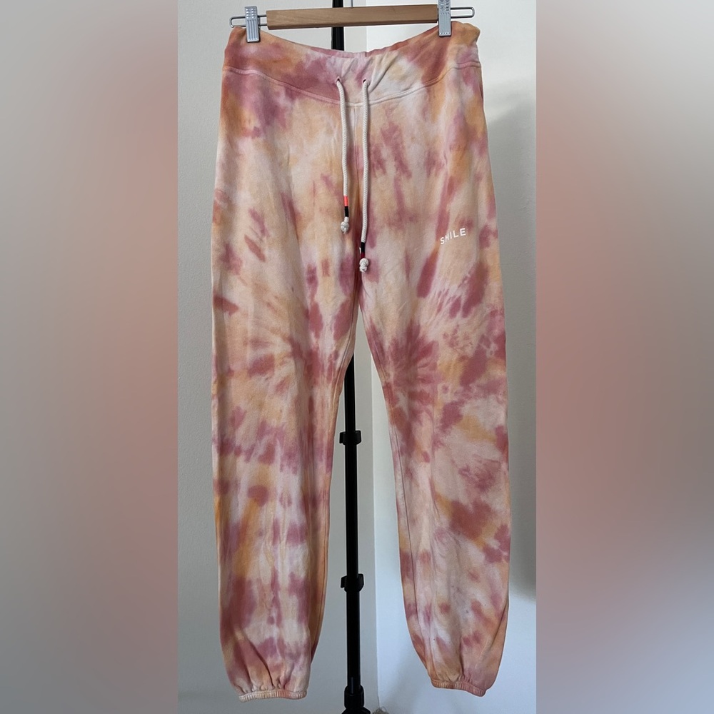 ✨ Sundry Tie Dye Sweatpants | “Smile” + Lounge | Cozy Joggers | Size 1 (Small)